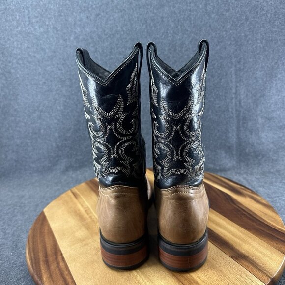 JB Dillon Reserve Men Size 6.5D Brown Leather Western Cowboy Boots JBR2002 W Box - Picture 5 of 11